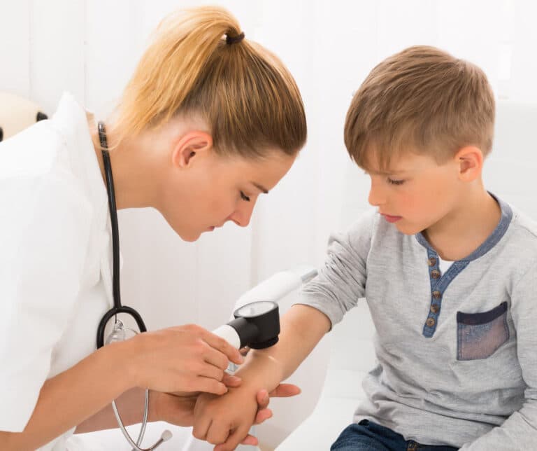 Pediatric dermatosurgery at AestheDerm clinic